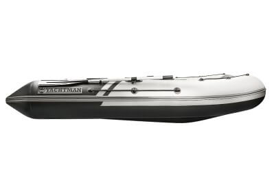 YACHTMAN-320 НДНД (Яхтман) белый-черный (лодка ПВХ нднд под мотор с усилением) - вид 6 миниатюра