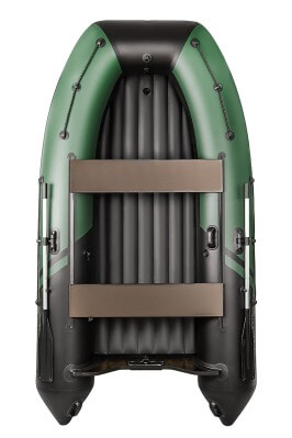 YACHTMAN-320 НДНД (Яхтман) зеленый-черный (лодка ПВХ нднд под мотор с усилением) - вид 12 миниатюра