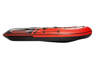 YACHTMAN-320 НДНД (Яхтман) красный-черный (лодка ПВХ нднд под мотор с усилением) - вид 6 миниатюра