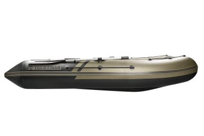 YACHTMAN-320 НДНД (Яхтман) хаки-черный (лодка ПВХ нднд под мотор с усилением) - вид 6 миниатюра