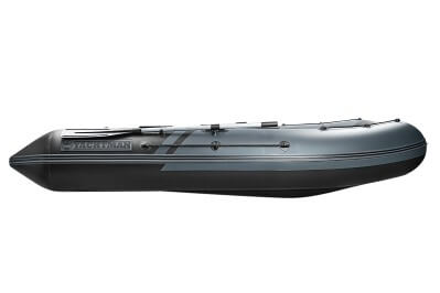 YACHTMAN-320 НДНД (Яхтман) серый-черный (лодка ПВХ нднд под мотор с усилением) - вид 6 миниатюра