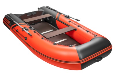 YACHTMAN-300 СК красный-черный + BST 40 L (комплект лодка + электромотор) - вид 8 миниатюра