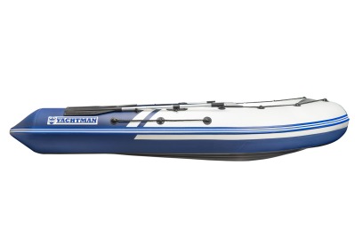 YACHTMAN-340 НДНД белый-синий + KAMISU T 9.9 BMS (комплект лодка + мотор) - вид 13 миниатюра