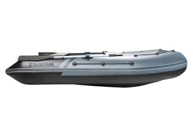 YACHTMAN-300 НДНД (Яхтман) серый-черный (лодка ПВХ нднд под мотор с усилением) - вид 6 миниатюра