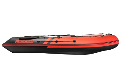 YACHTMAN-340 НДНД красный-черный + KAMISU T 9.8 BMS (комплект лодка + мотор) - вид 14 миниатюра
