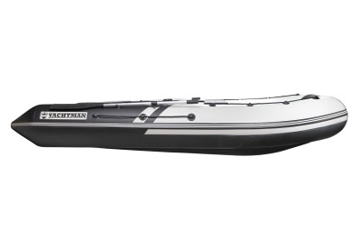 YACHTMAN-360 НДНД (Яхтман) белый-черный (лодка ПВХ нднд под мотор с усилением) - вид 6 миниатюра