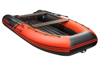 YACHTMAN-360 НДНД красный-черный + KAMISU T 9.8 BMS (комплект лодка + мотор) - вид 6 миниатюра