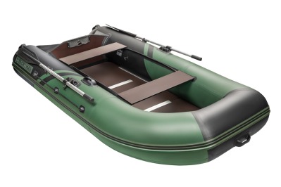 YACHTMAN-280 СК зеленый-черный + BST 36 L (комплект лодка + электромотор) - вид 8 миниатюра
