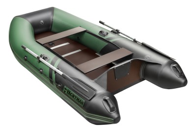 YACHTMAN-280 СК зеленый-черный + BST 36 L (комплект лодка + электромотор) - вид 6 миниатюра