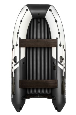 YACHTMAN-340 НДНД (Яхтман) белый-черный (лодка ПВХ нднд под мотор с усилением) - вид 12 миниатюра