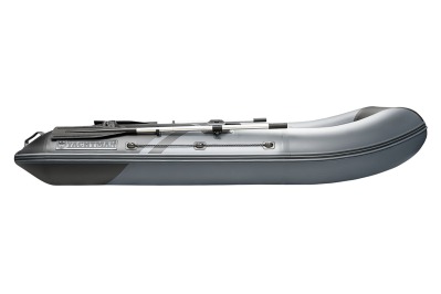 YACHTMAN-280 СК (Яхтман) серый-черный (лодка ПВХ под мотор с усилением) - вид 11 миниатюра