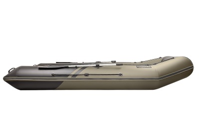 Броня-360 СК слань+киль хаки-черный (Лодка ПВХ под мотор с усилением) - вид 8 миниатюра