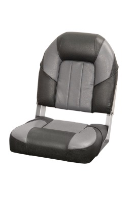 Кресло раскладное поворотное мягкое Люкс черный/темно-серый - вид 1 миниатюра