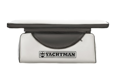 Накладки на банки 98х25 комплект Yachtman белый-черный - вид 1 миниатюра
