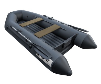 Барс-2800 НДНД графит-чёрная (лодка пвх под мотор НДНД) - вид 1 миниатюра