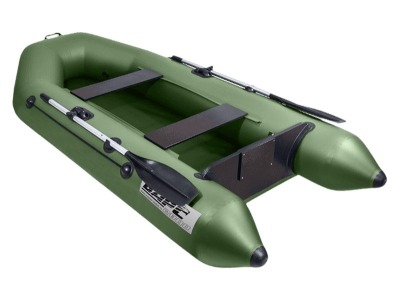 Барс-2800 зеленый (Лодка ПВХ под мотор) - вид 1 миниатюра