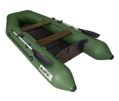 Барс-2900 СКК слань+киль зеленый (лодка ПВХ под мотор)