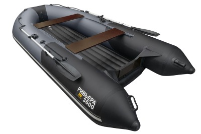 Ривьера-3600 НДНД Компакт графит-черный (лодка ПВХ под мотор) - вид 1 миниатюра