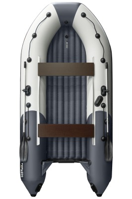 Ривьера-3600 НДНД Компакт светло-серый-графит (лодка ПВХ под мотор)  - вид 5 миниатюра
